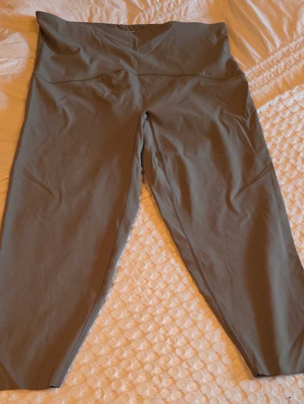 SPANX Olive Green Ankle Cropped Leggings